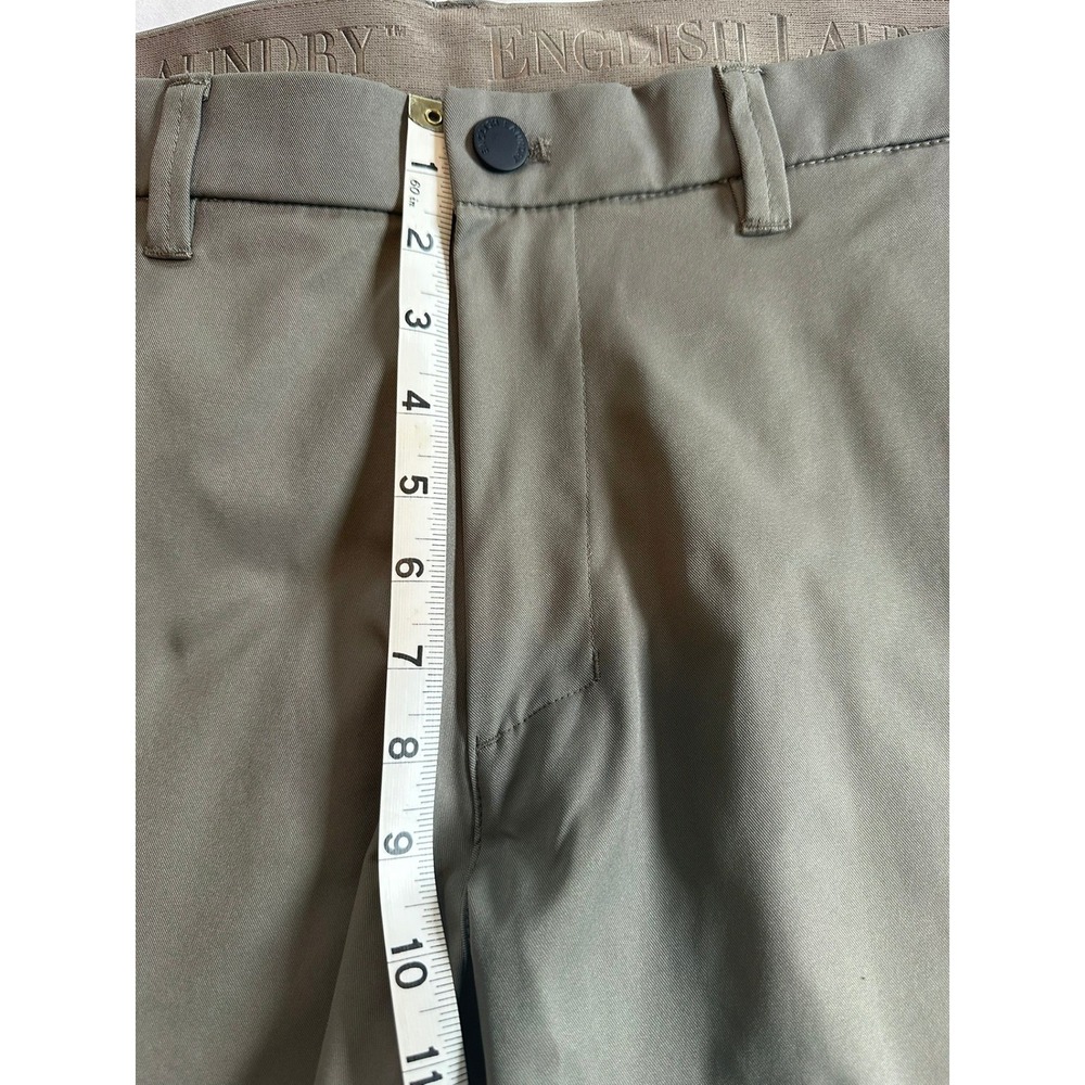 Mens 36 X 30 Flat Front Dress Pants‎ Brown - Picture 4 of 8